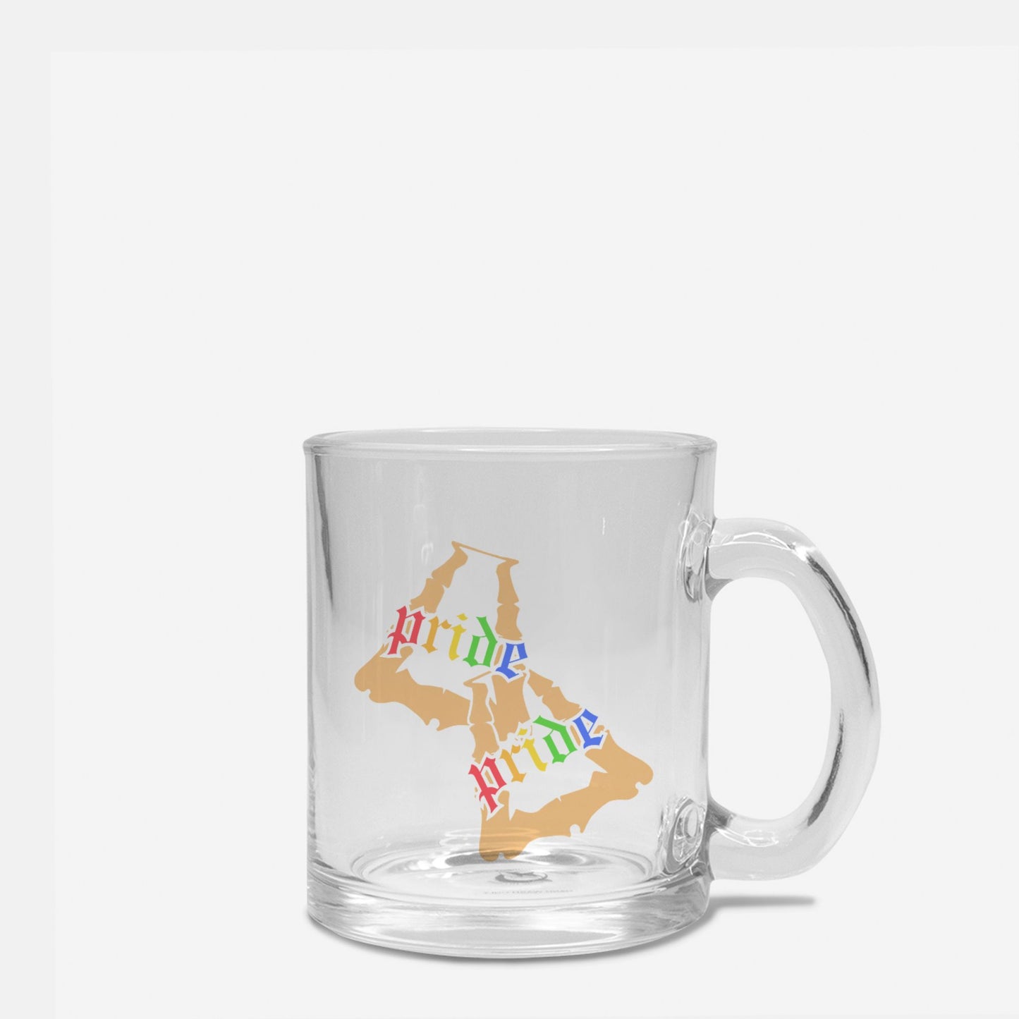 Pride Bamboo Earrings Glass Mug