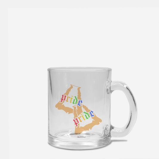 Pride Bamboo Earrings Glass Mug